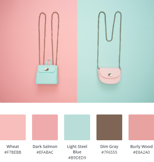 Pastel Website Colour Scheme