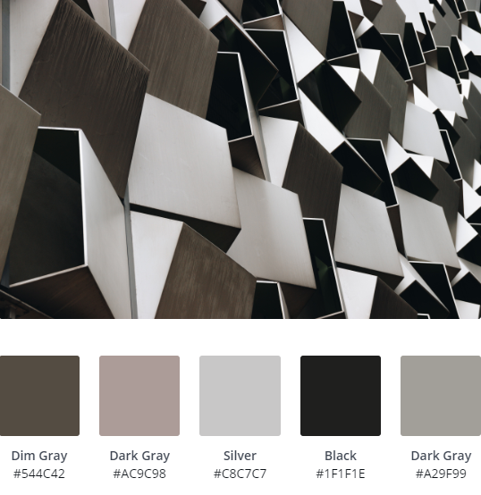 Light Grey Website Colour Schemes