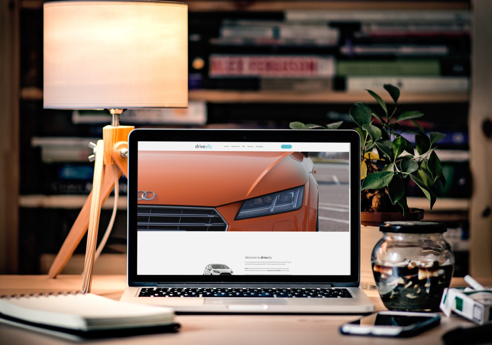 DriveAlly Website Case Study Row Image