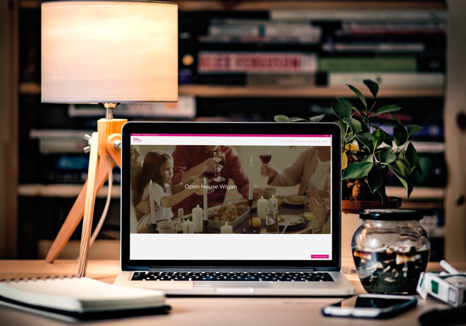 Open House Wigan Website Case Study Row Image