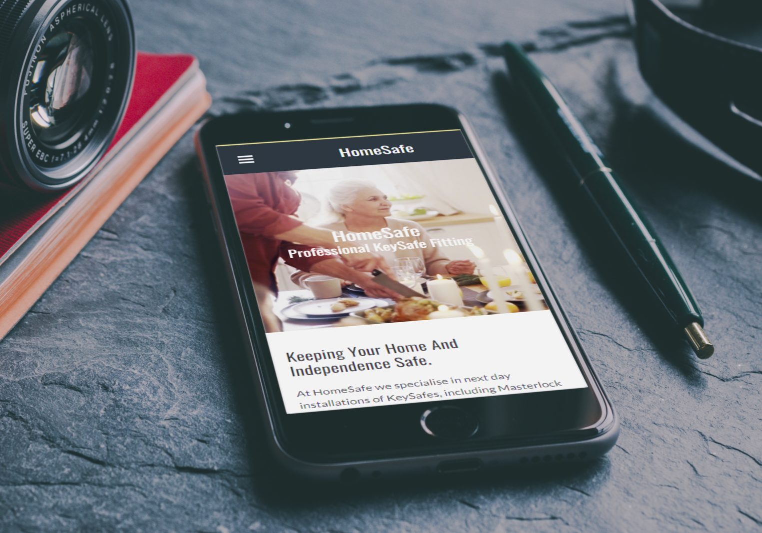 Homesafe WordPress Website Case Study Hero Image